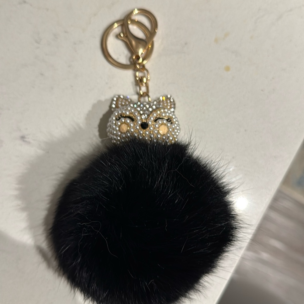 Cat bag attachment or key chain